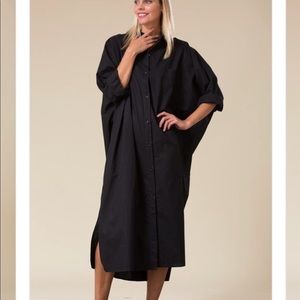 Long Oversized Shirt Dress